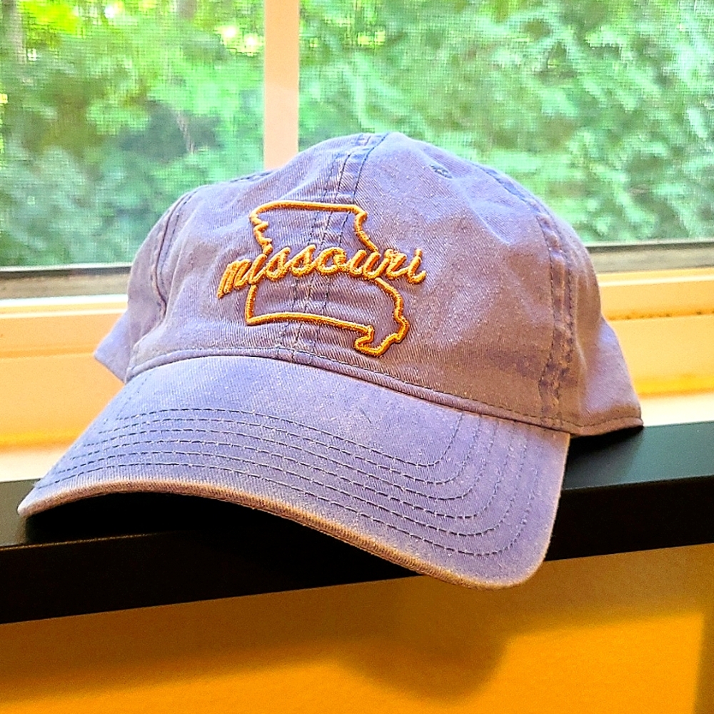 Blue hat